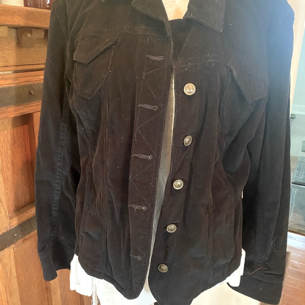 Black corduroy jacket